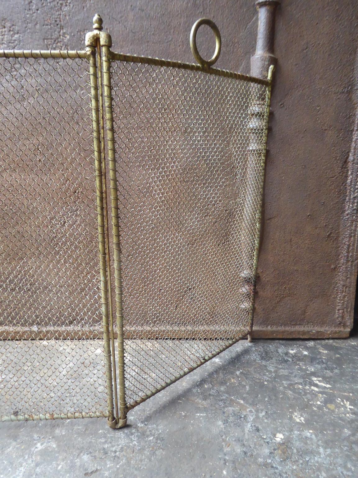 19th Century French Napoleon III Fireplace Screen or Fire Screen 5