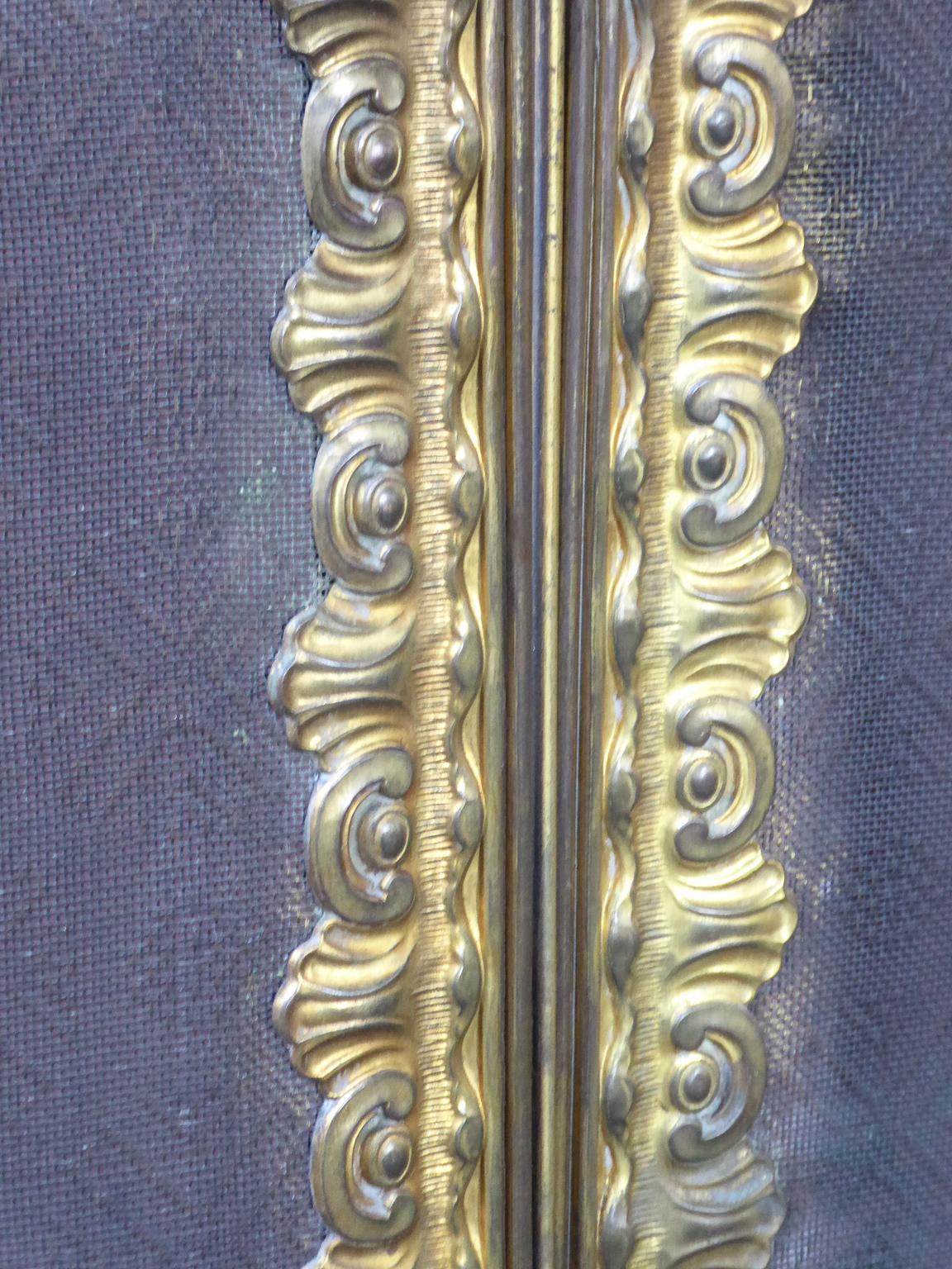 19th Century French Napoleon III Fireplace Screen or Fire Screen 7