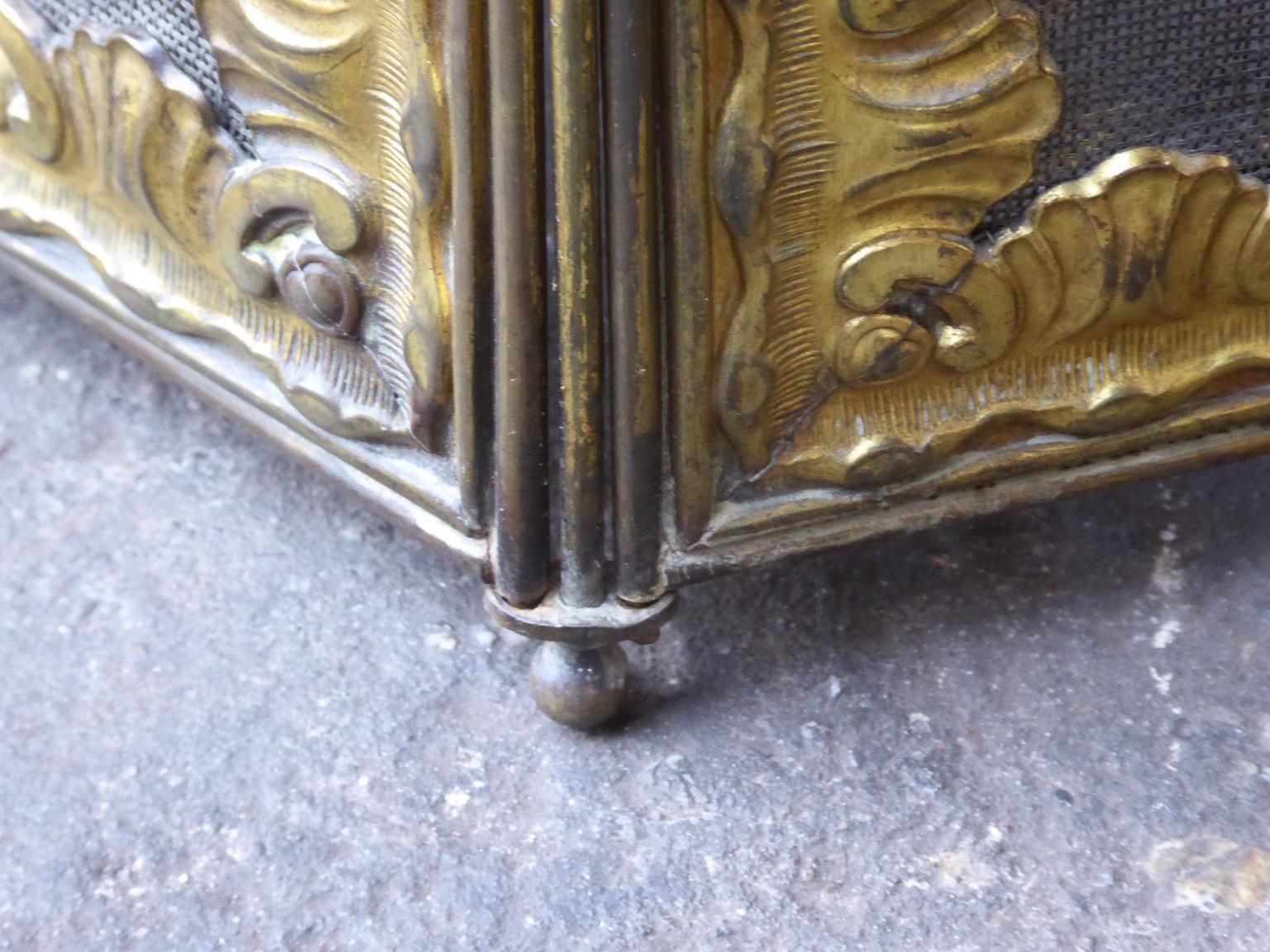 19th Century French Napoleon III Fireplace Screen or Fire Screen 10