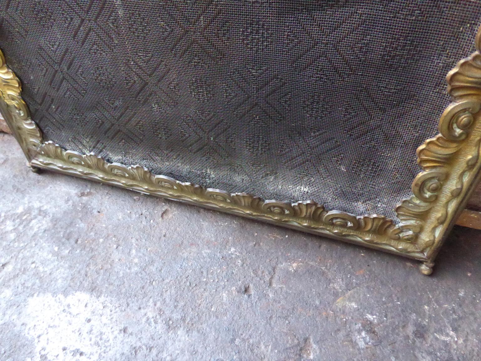 19th Century French Napoleon III Fireplace Screen or Fire Screen 11