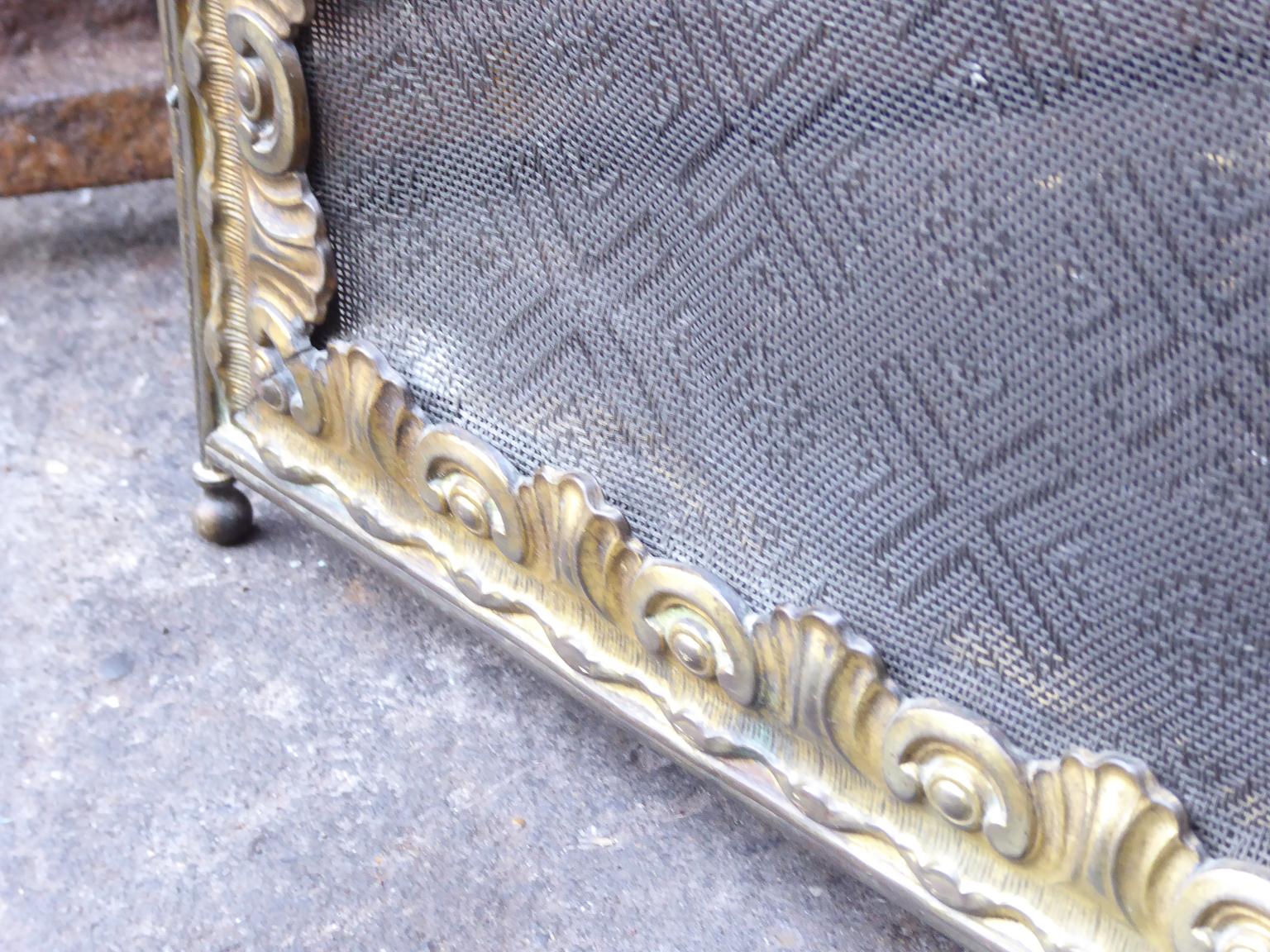 19th Century French Napoleon III Fireplace Screen or Fire Screen 12
