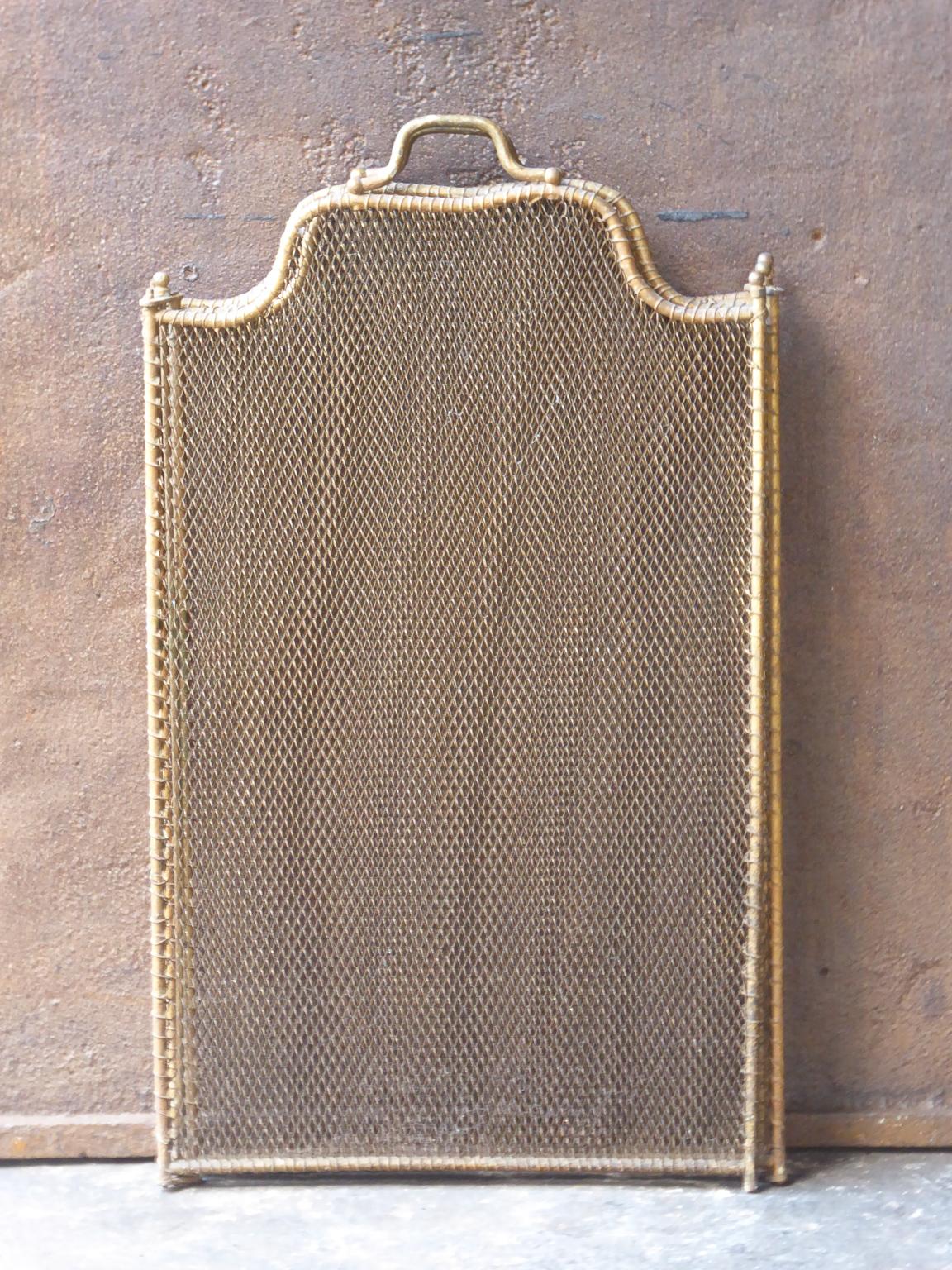 19th Century French Napoleon III Fireplace Screen or Fire Screen 7