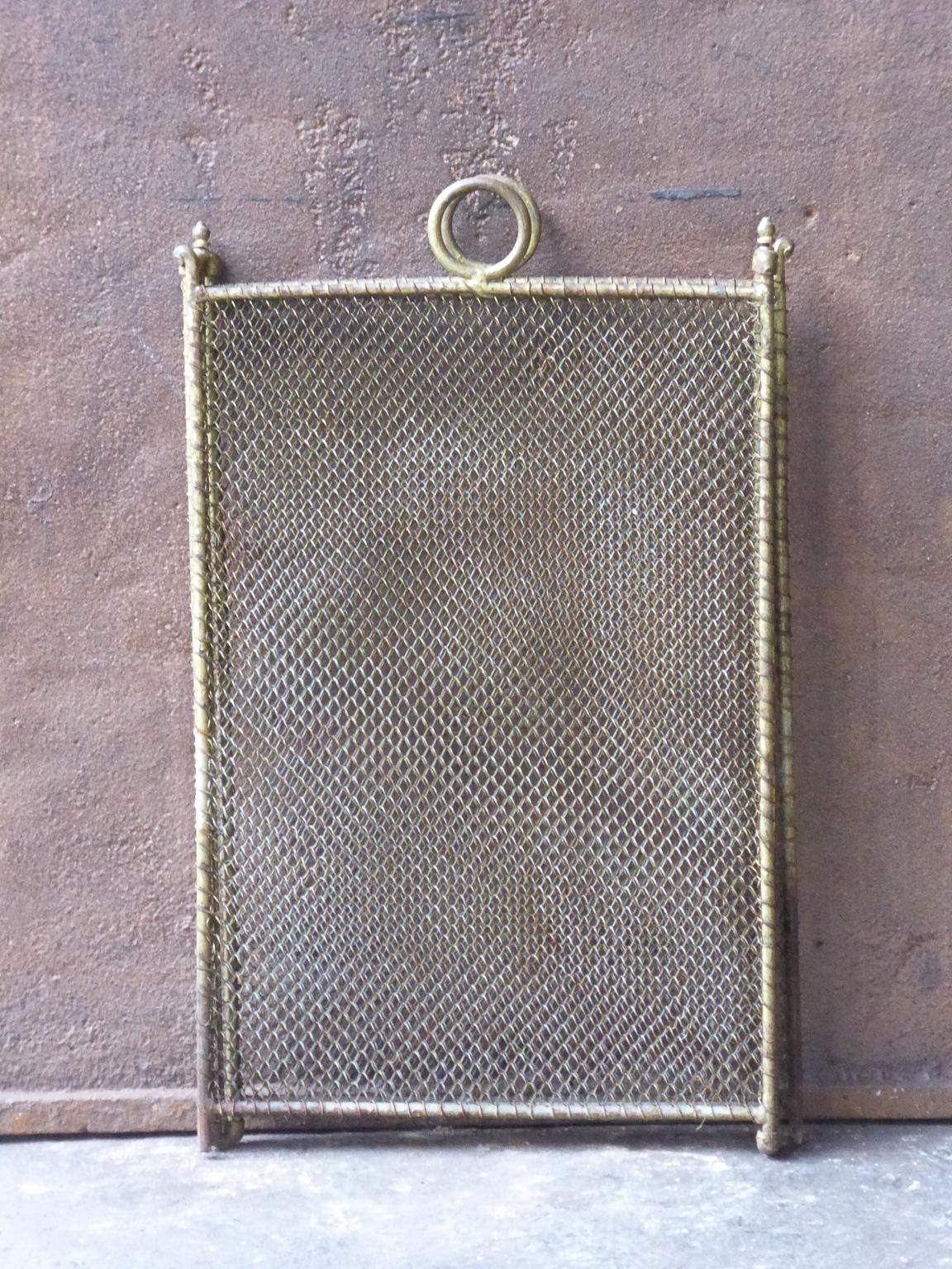 19th Century French Napoleon III Fireplace Screen or Fire Screen 9