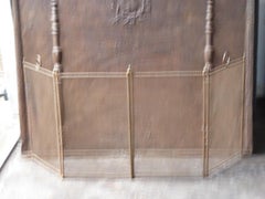19th Century French Napoleon III Fireplace Screen or Fire Screen