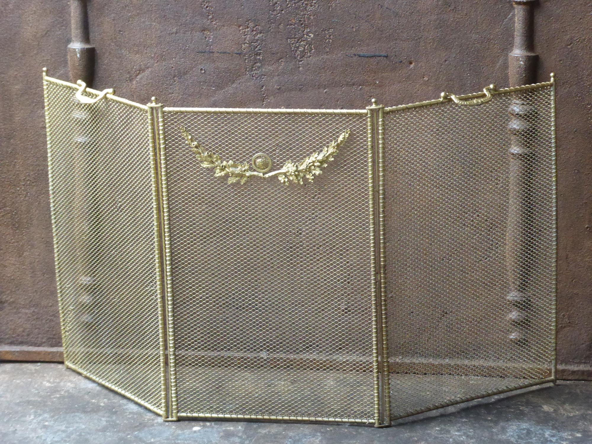 19th Century French Napoleon III Fireplace Screen or Fire Screen In Good Condition In Amerongen, NL