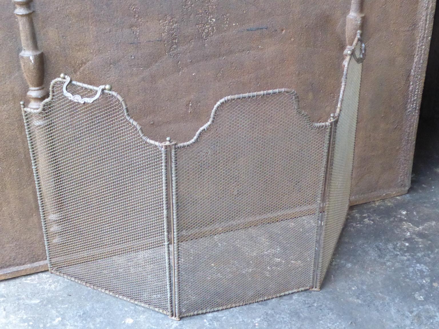 19th Century French Napoleon III Fireplace Screen or Fire Screen In Good Condition In Amerongen, NL