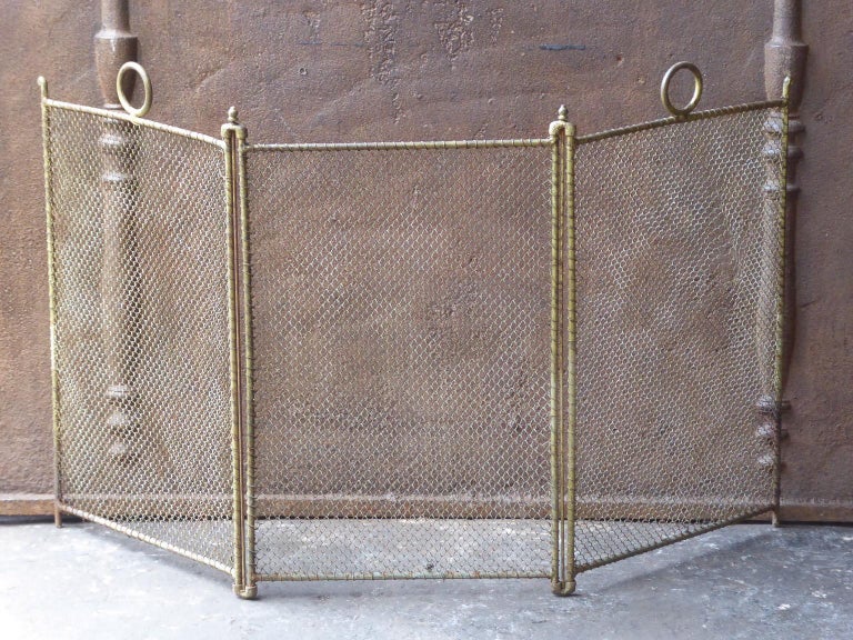 19th Century French Napoleon Iii Fireplace Screen Or Fire Screen