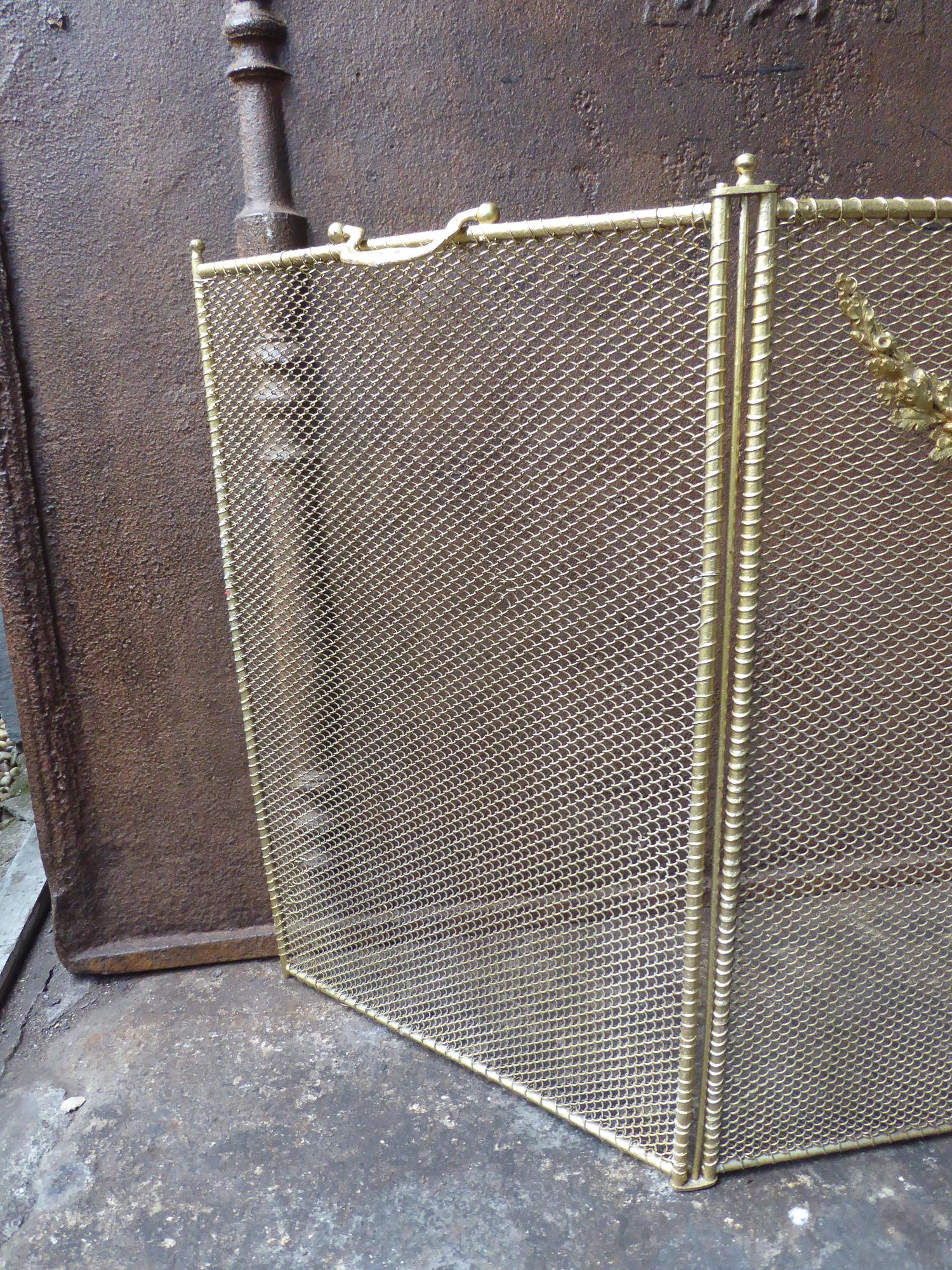 19th Century French Napoleon III Fireplace Screen or Fire Screen 1