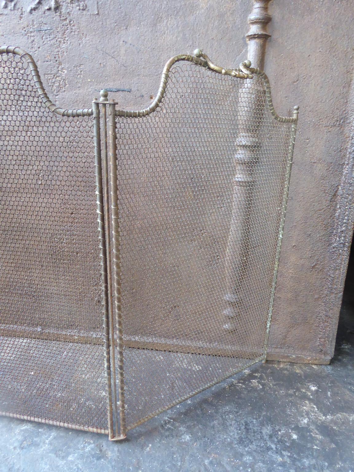 19th Century French Napoleon III Fireplace Screen or Fire Screen 2