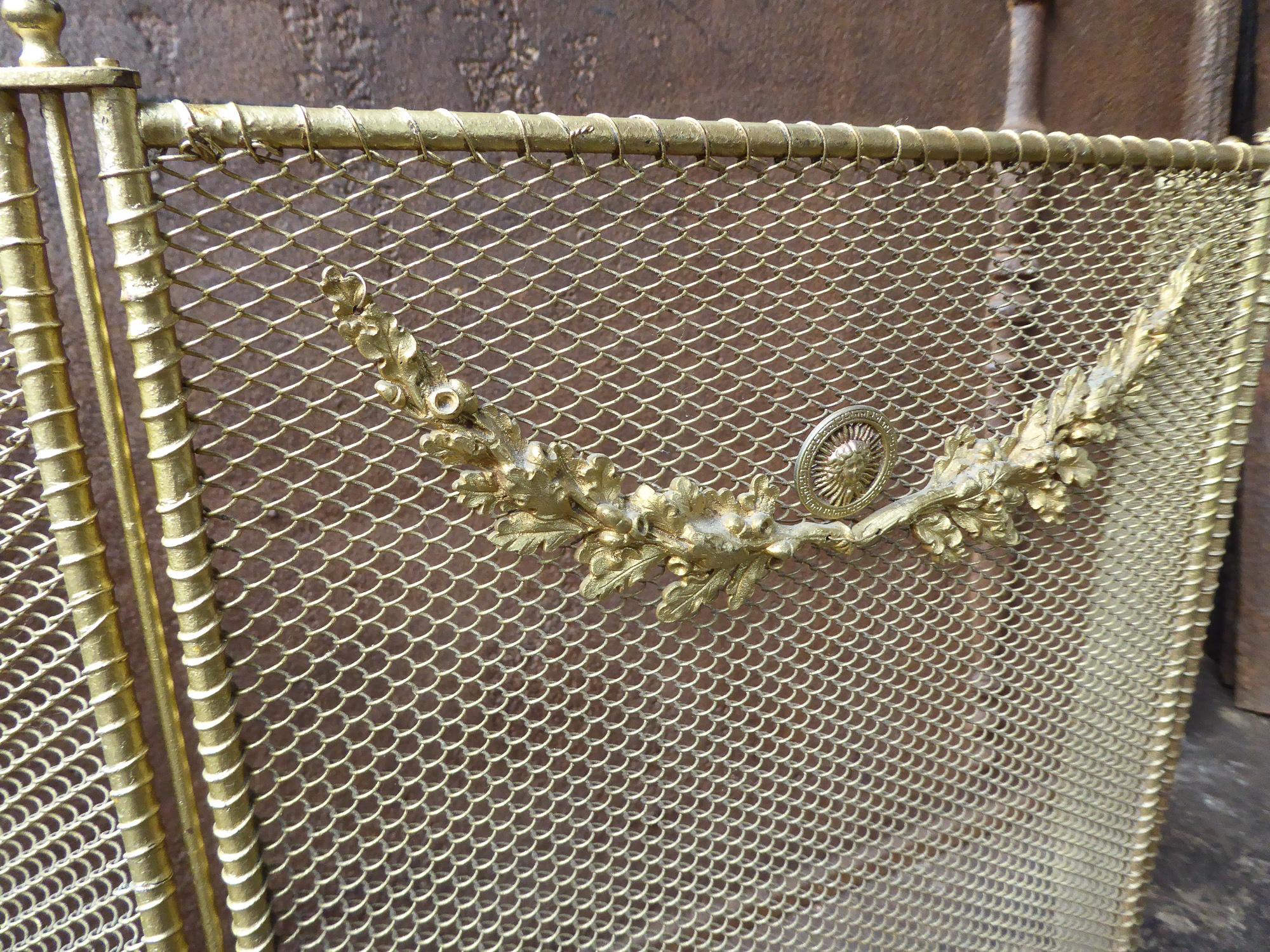 19th Century French Napoleon III Fireplace Screen or Fire Screen 3