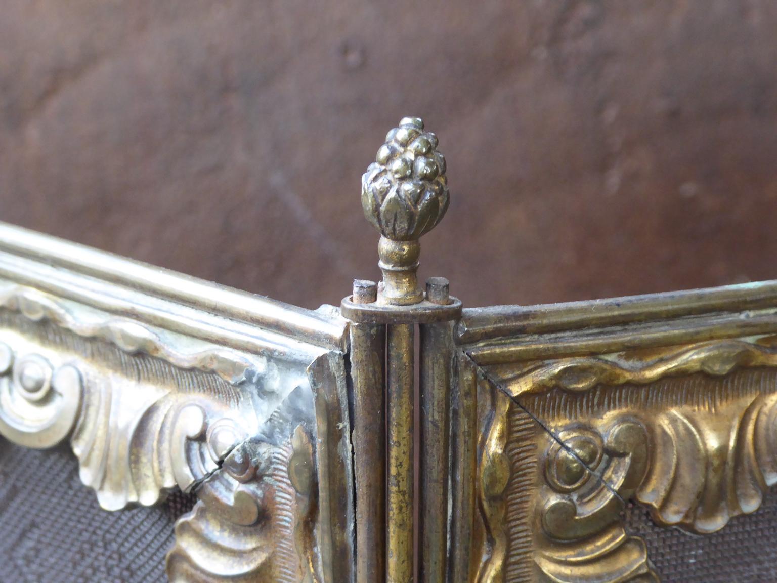 19th Century French Napoleon III Fireplace Screen or Fire Screen 4