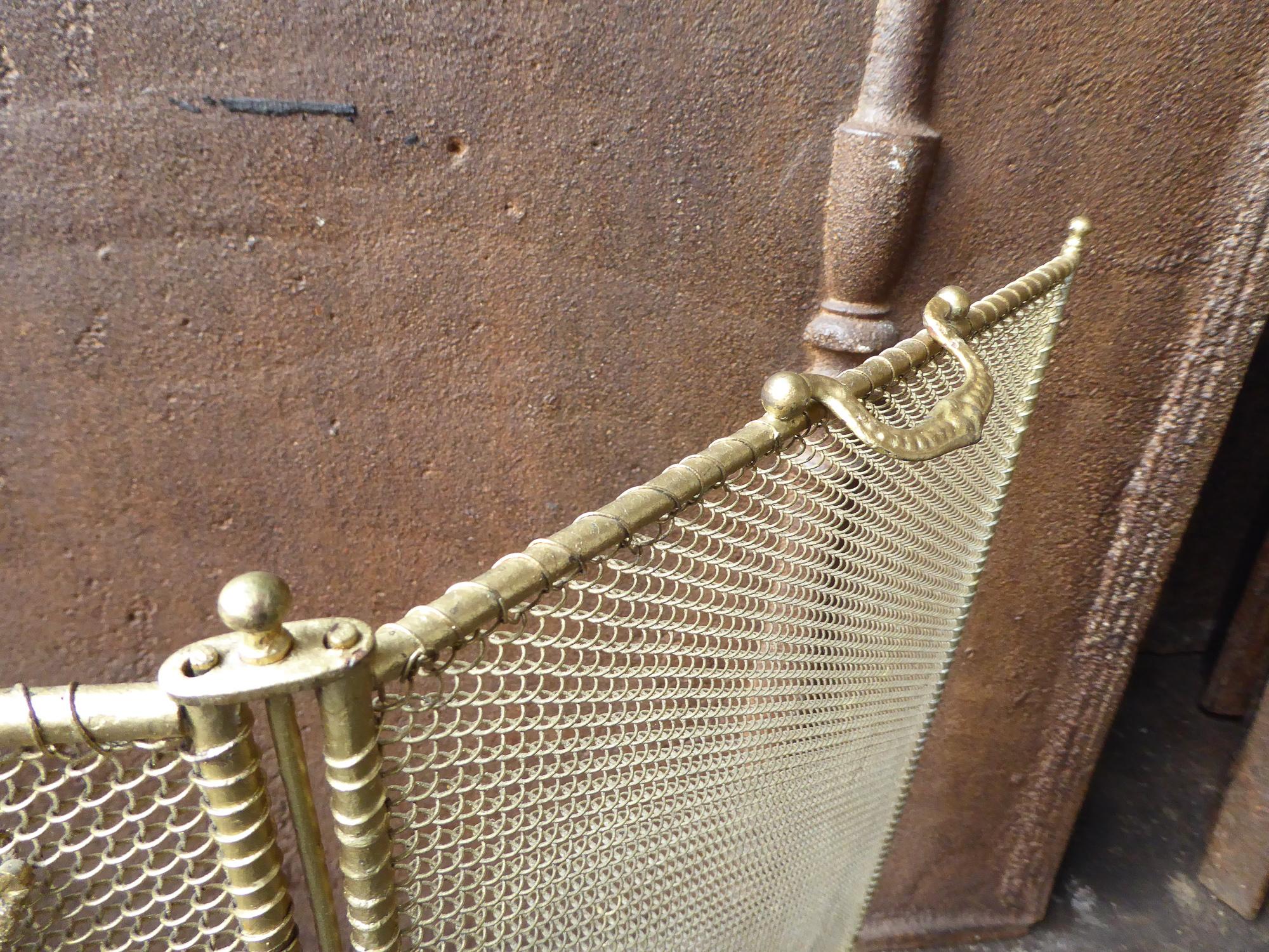 19th Century French Napoleon III Fireplace Screen or Fire Screen 5