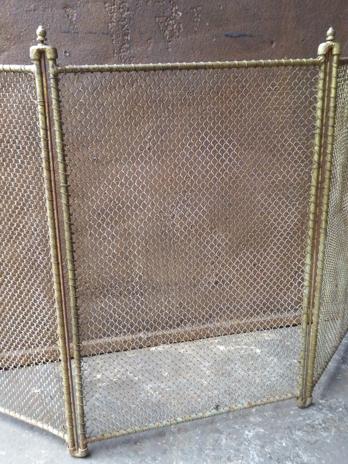 19th Century French Napoleon III Fireplace Screen or Fire Screen 4
