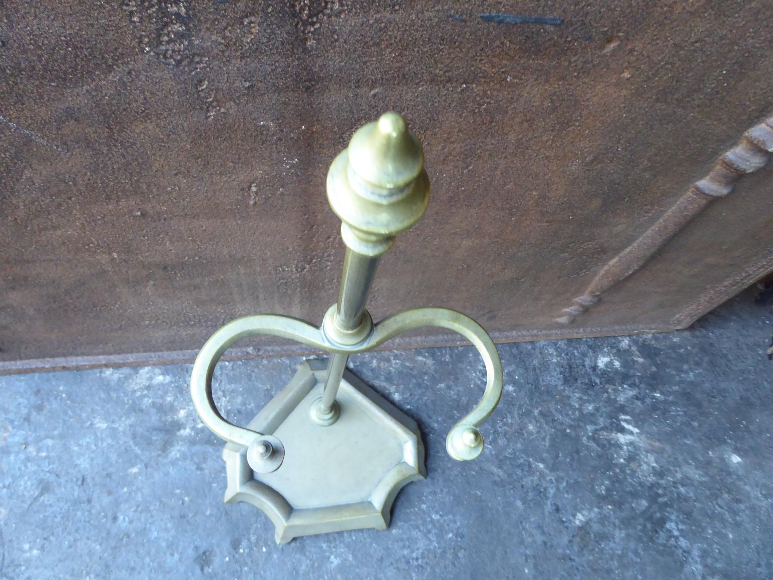 Iron 19th Century French Napoleon III Fireplace Stand for Fireplace Tools