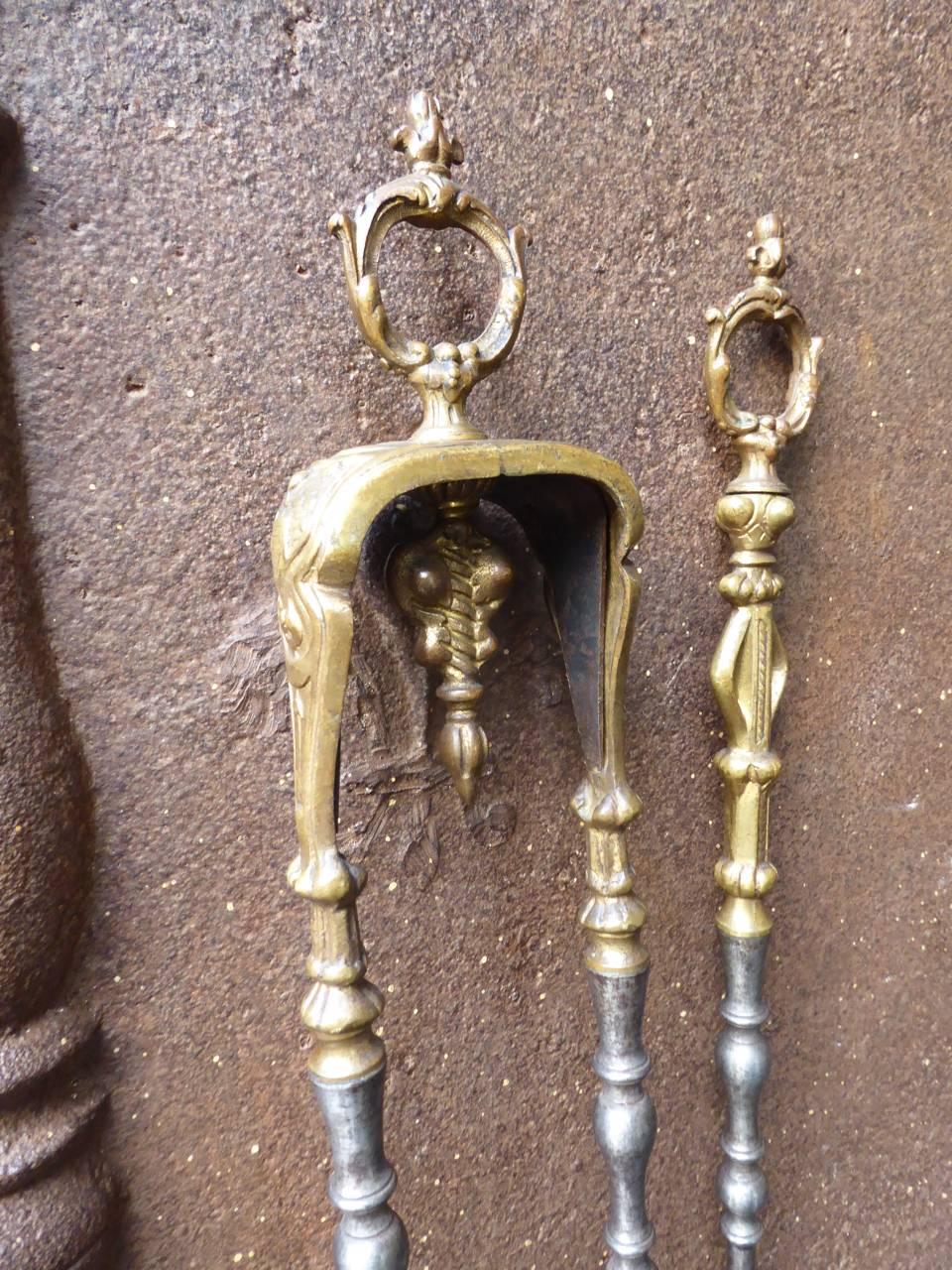 19th Century French Napoleon III Fireplace Tools or Fire Tools 6