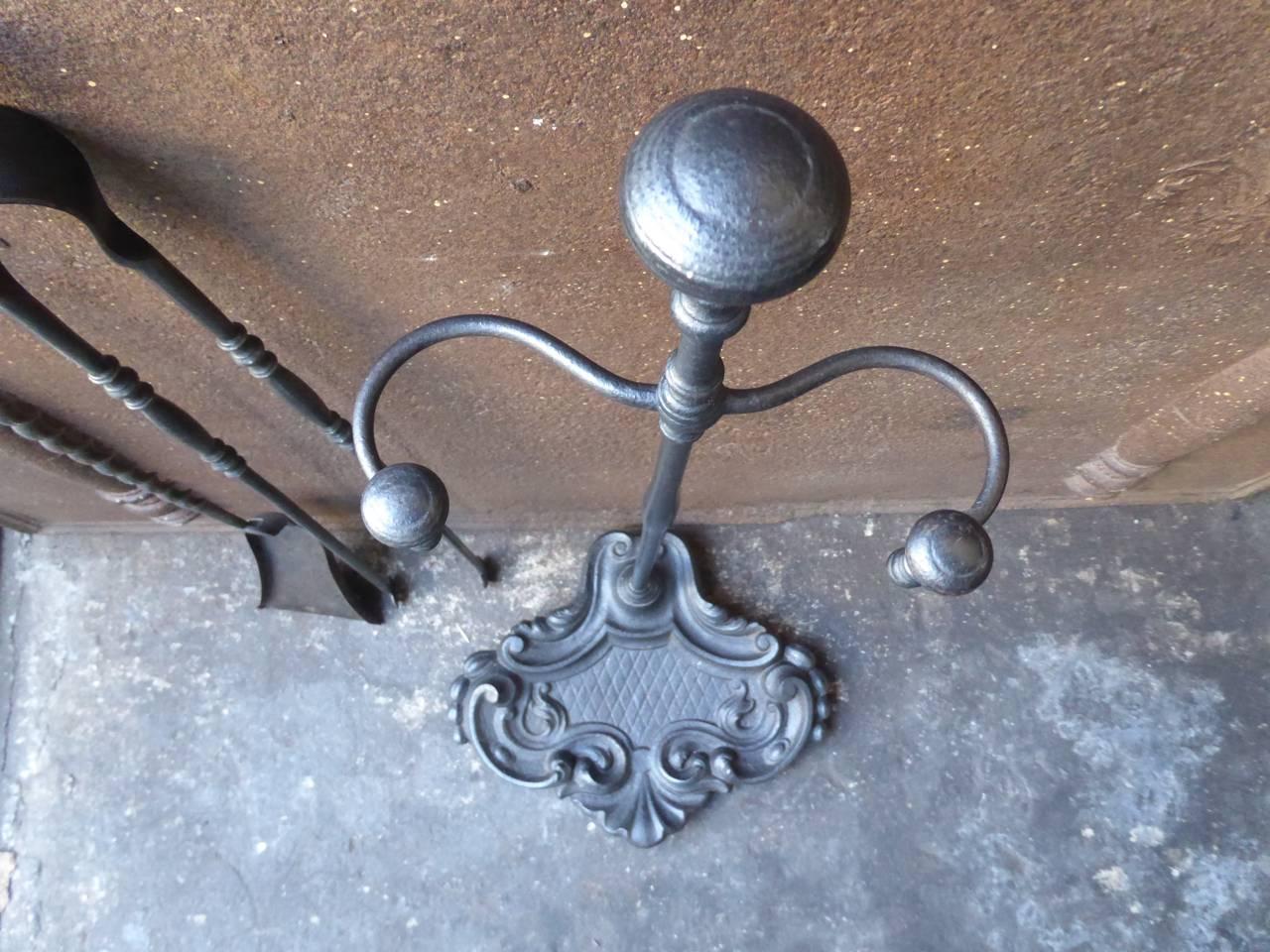 19th Century French Napoleon III Fireplace Tools or Fire Tools 2