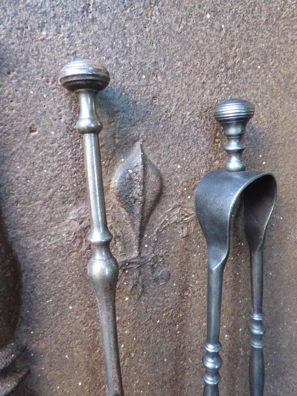 19th Century French Napoleon III Fireplace Tools or Fire Tools 3