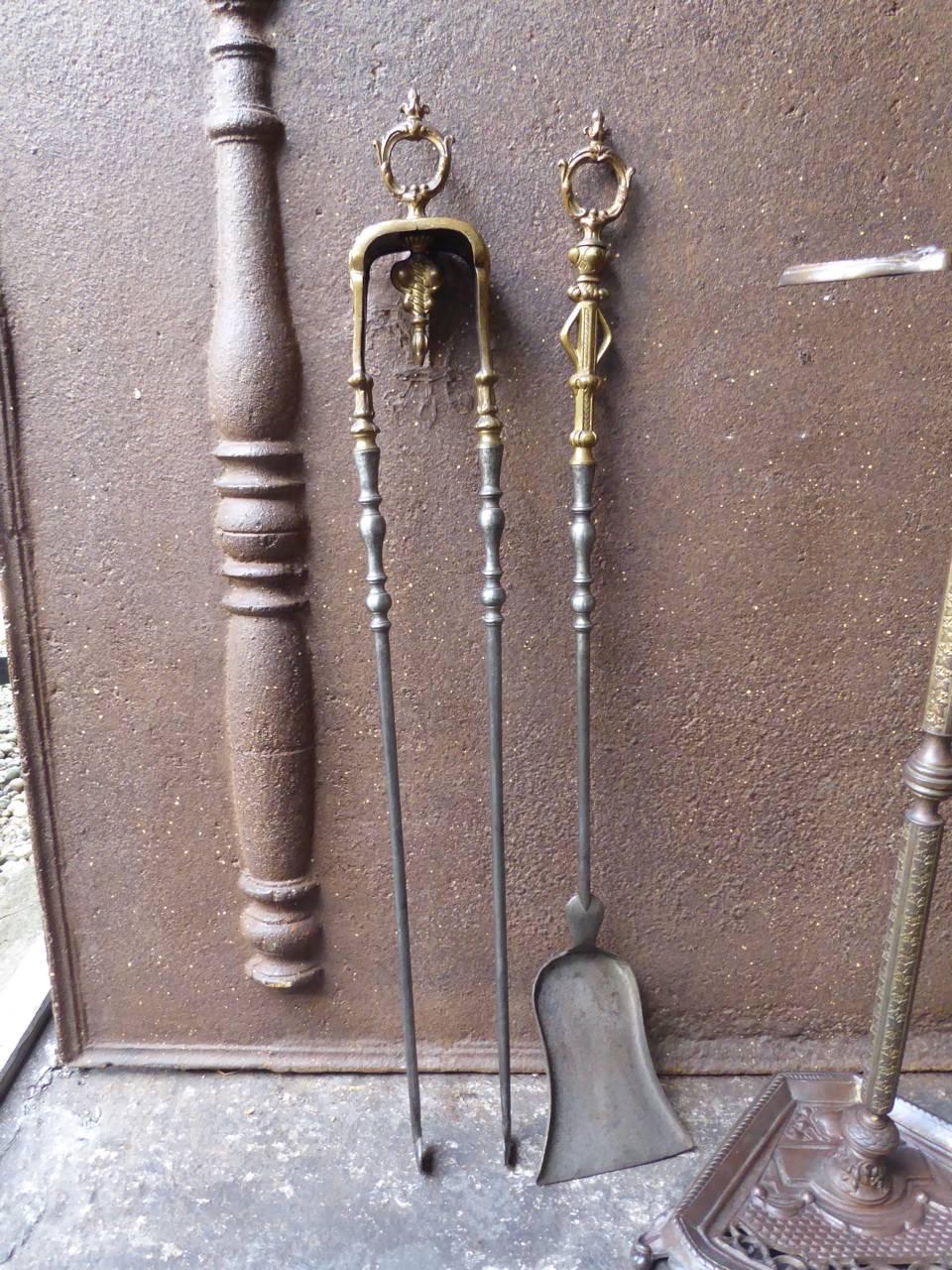 19th Century French Napoleon III Fireplace Tools or Fire Tools 5