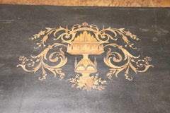 19th Century French Napoleon III Inlaid Wood Folding and Serving Table