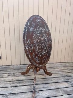 19th century French Napoleon III Inlay and Walnut Gueridon, 1870s