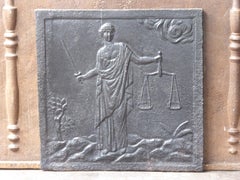 19th Century French Napoleon III 'Justice' Fireback