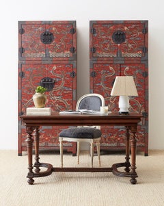 19th Century French Napoleon III Library or Writing Table