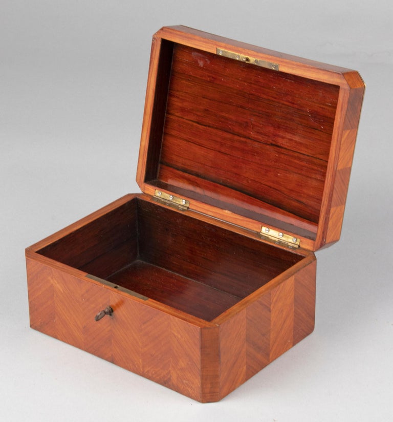 19th Century French Napoleon III Marquetry Box at 1stDibs