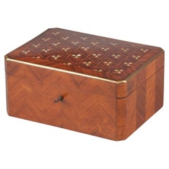 Antique 19th Century French Napoleon III Marquetry Box