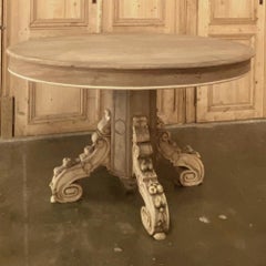 19th Century French Napoleon III Oval Center Table