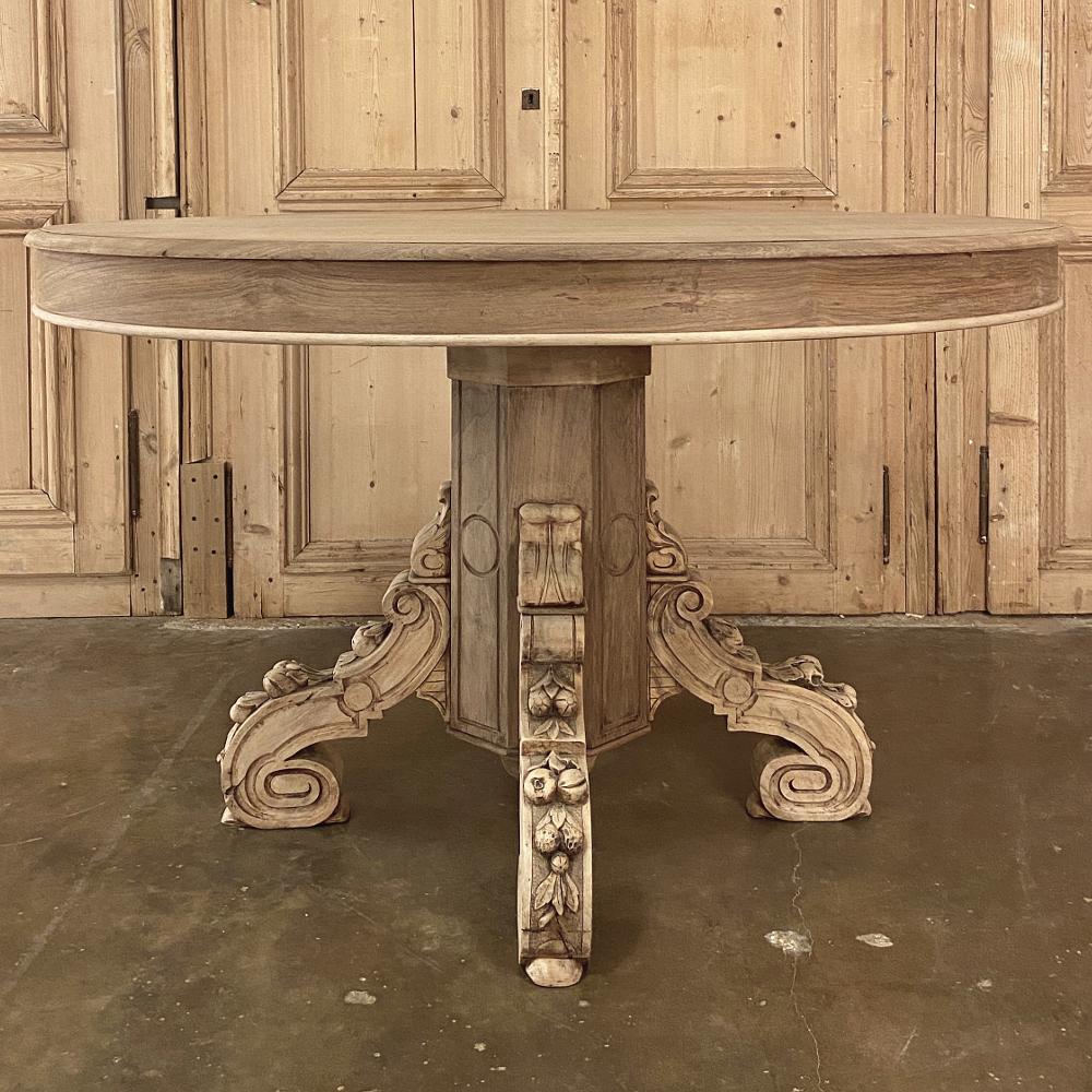 Français Table centrale ovale française Napoléon III du XIXe siècle du XIXe siècle en vente