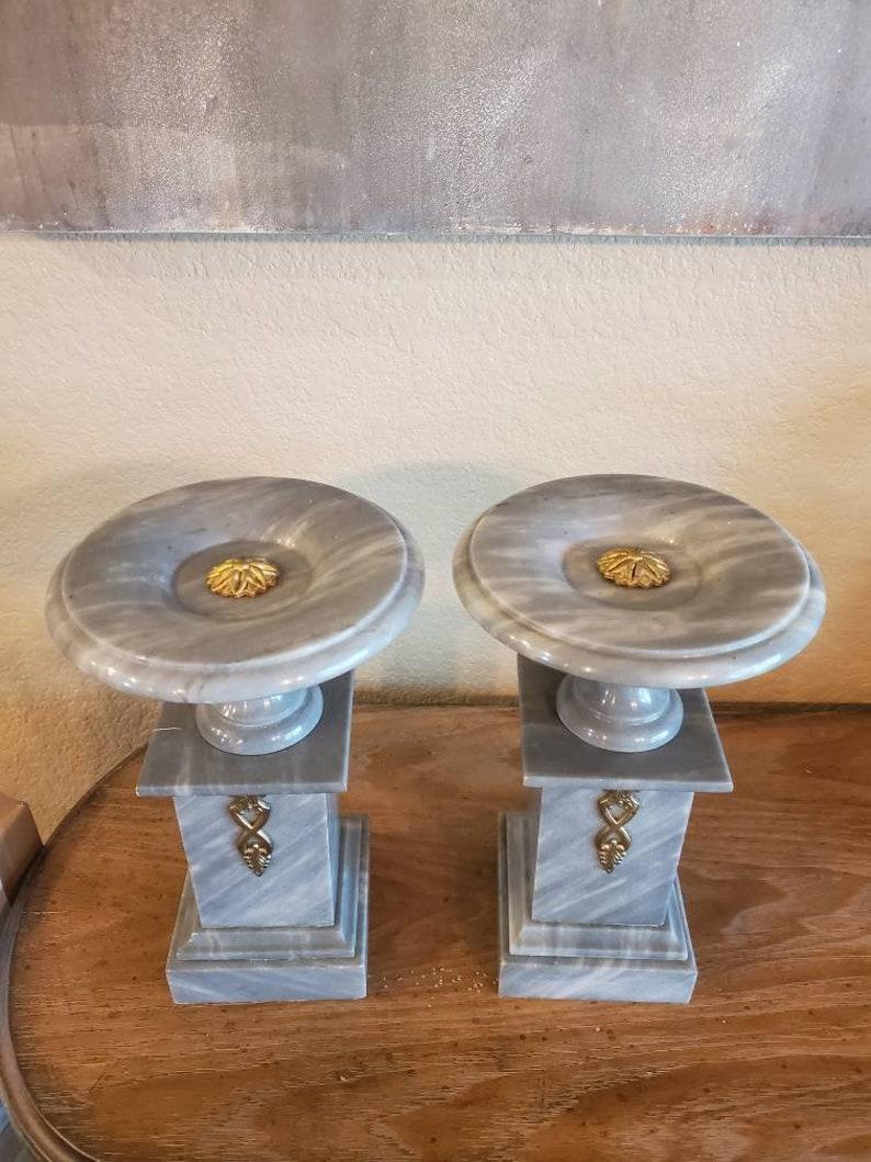 19th Century French Napoleon III Period Bardiglio Marble Japy Freres Clock Set In Good Condition For Sale In Forney, TX