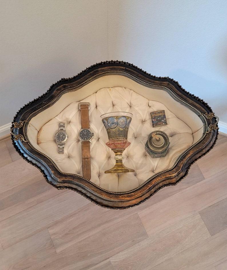 Brass 19th Century French Napoleon III Period Bijouterie Vitrine Table