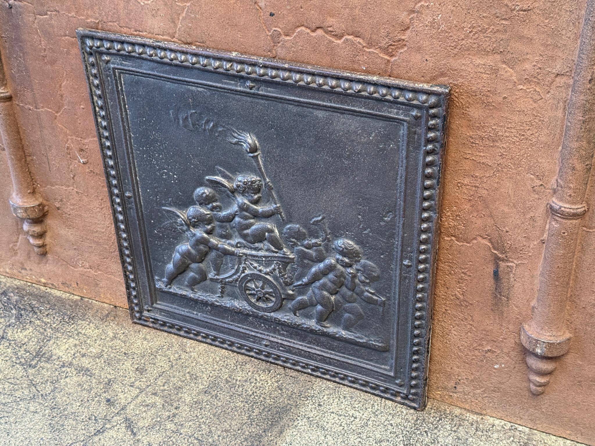 Calco Piantana da camino francese del XIX secolo del periodo di Napoleone III in vendita