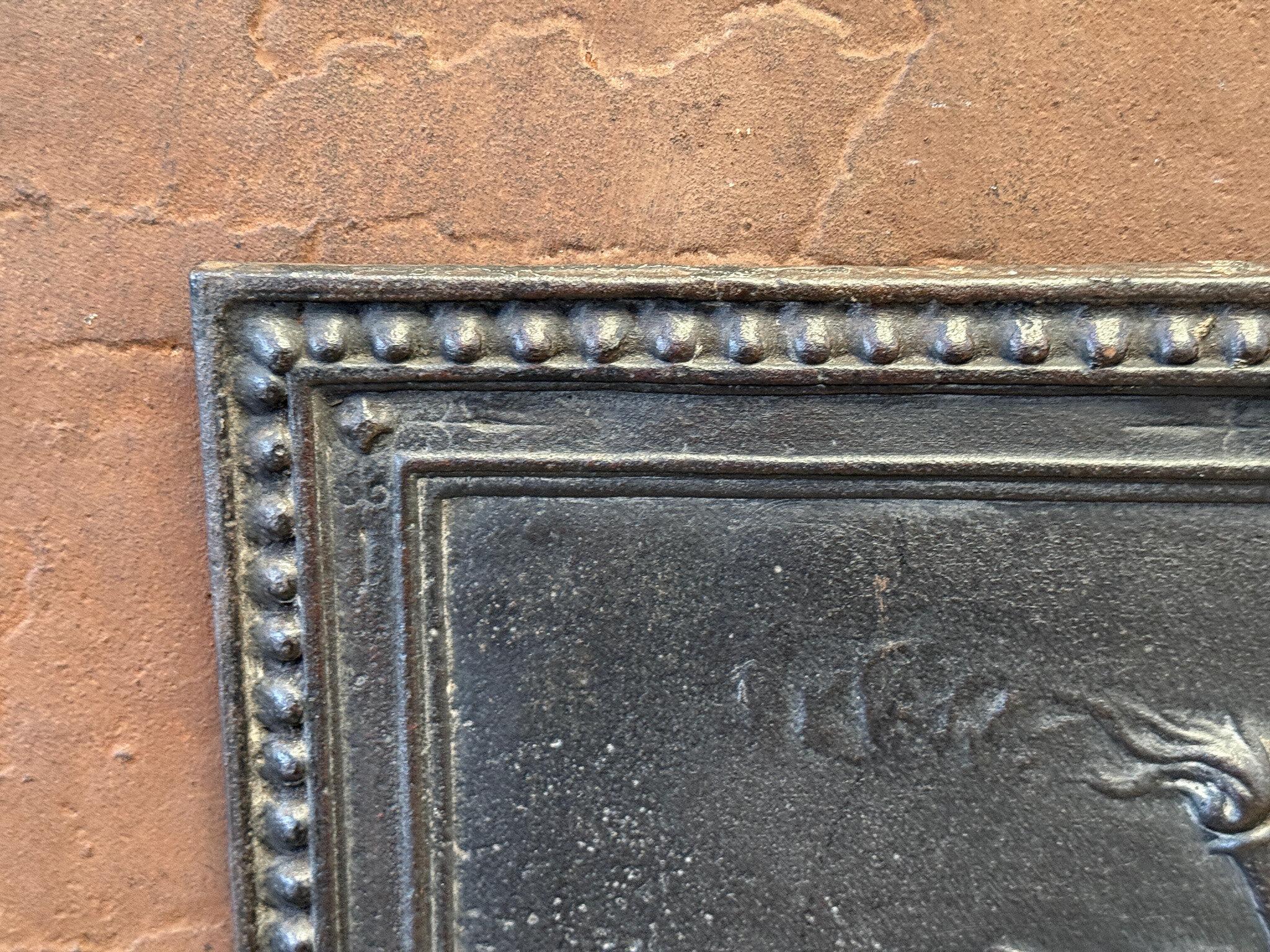 Piantana da camino francese del XIX secolo del periodo di Napoleone III In condizioni buone in vendita a Amerongen, Amerongen