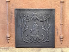 19th Century French Napoleon III Period Fireback / Backsplash