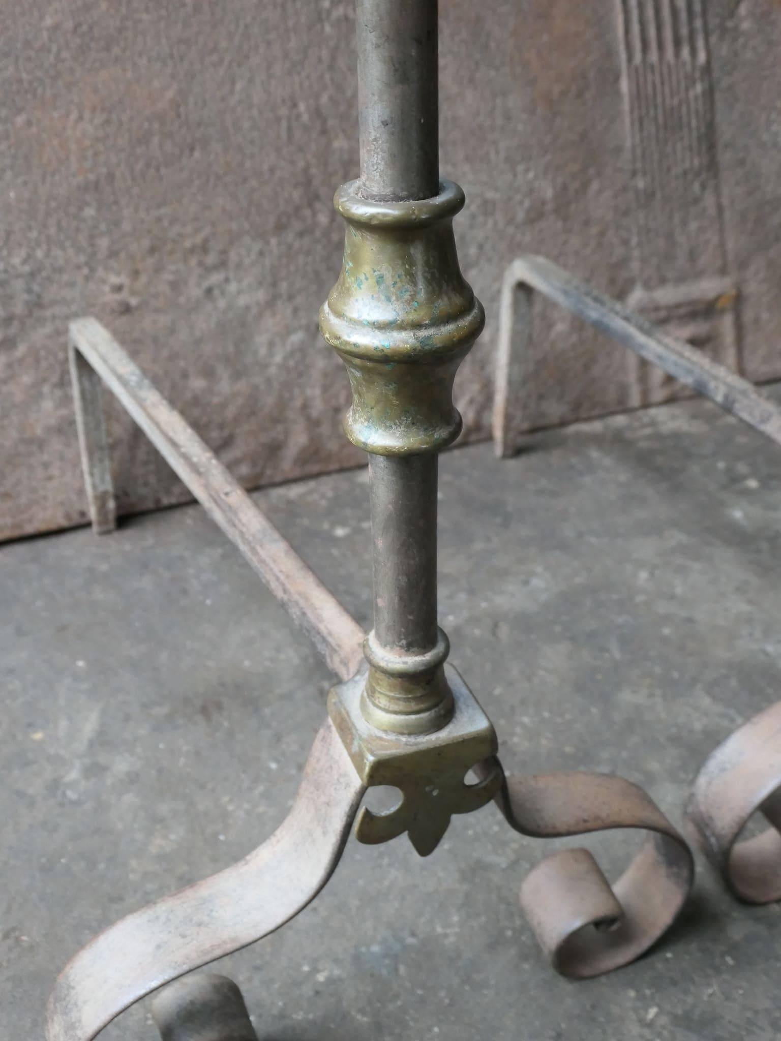 19th Century French Napoleon III Period Firedogs or Andirons For Sale 5