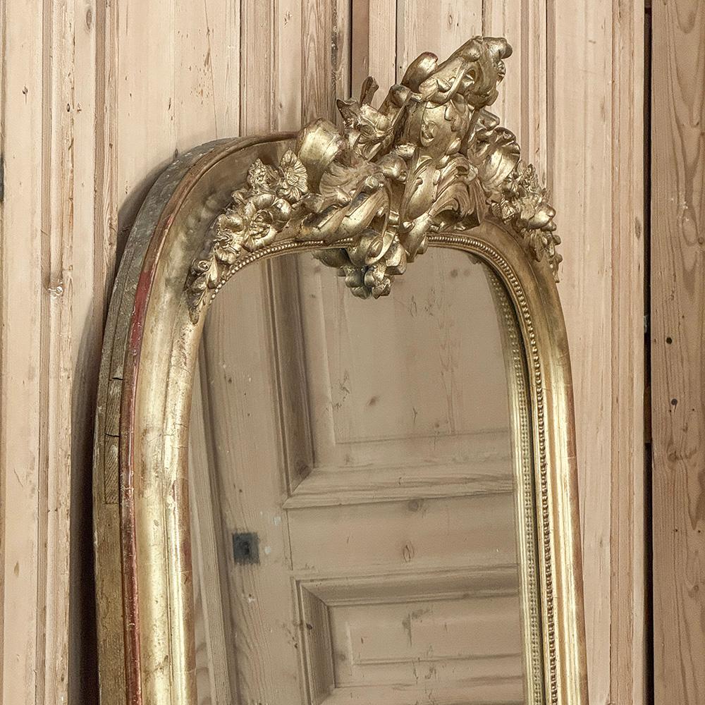 19. Jahrhundert Französisch Napoleon III Zeitraum vergoldeten Spiegel im Angebot 9