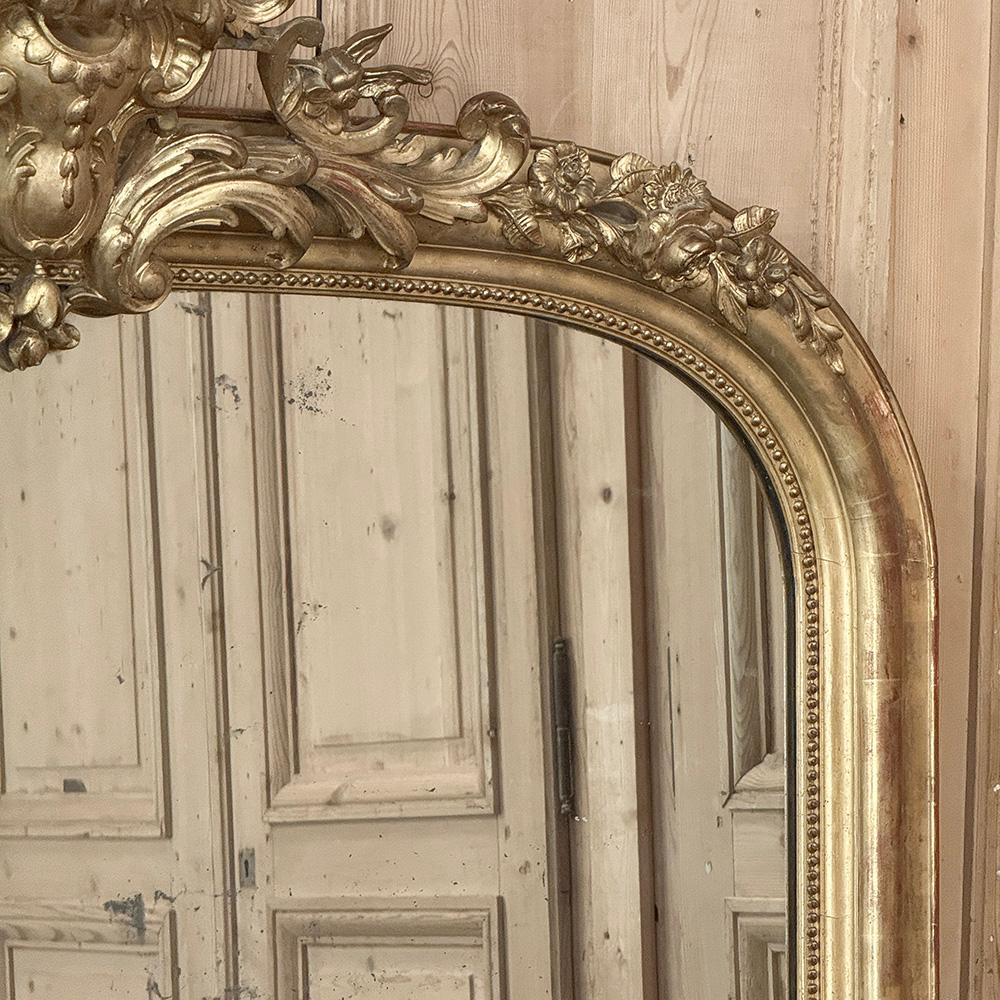 19. Jahrhundert Französisch Napoleon III Zeitraum vergoldeten Spiegel im Angebot 2