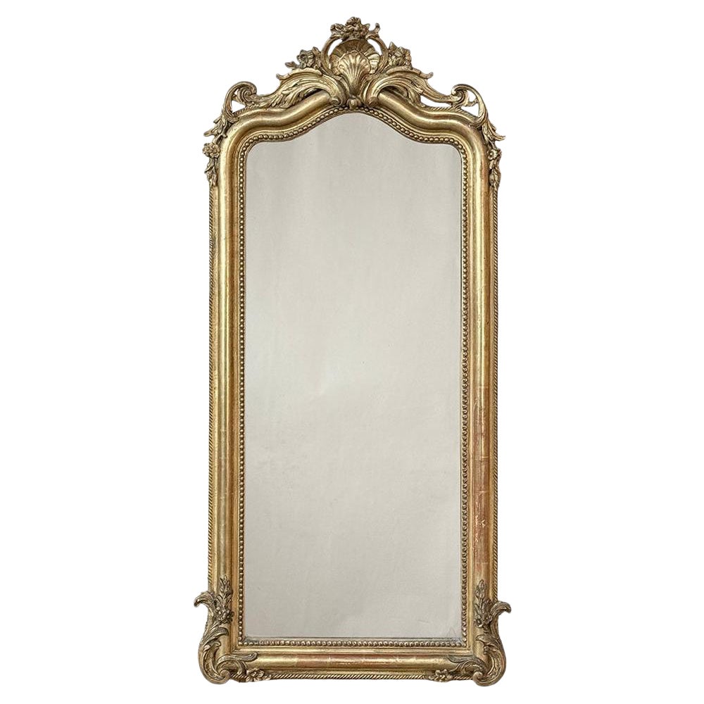 19. Jahrhundert Französisch Napoleon III Zeitraum vergoldeten Spiegel im Angebot