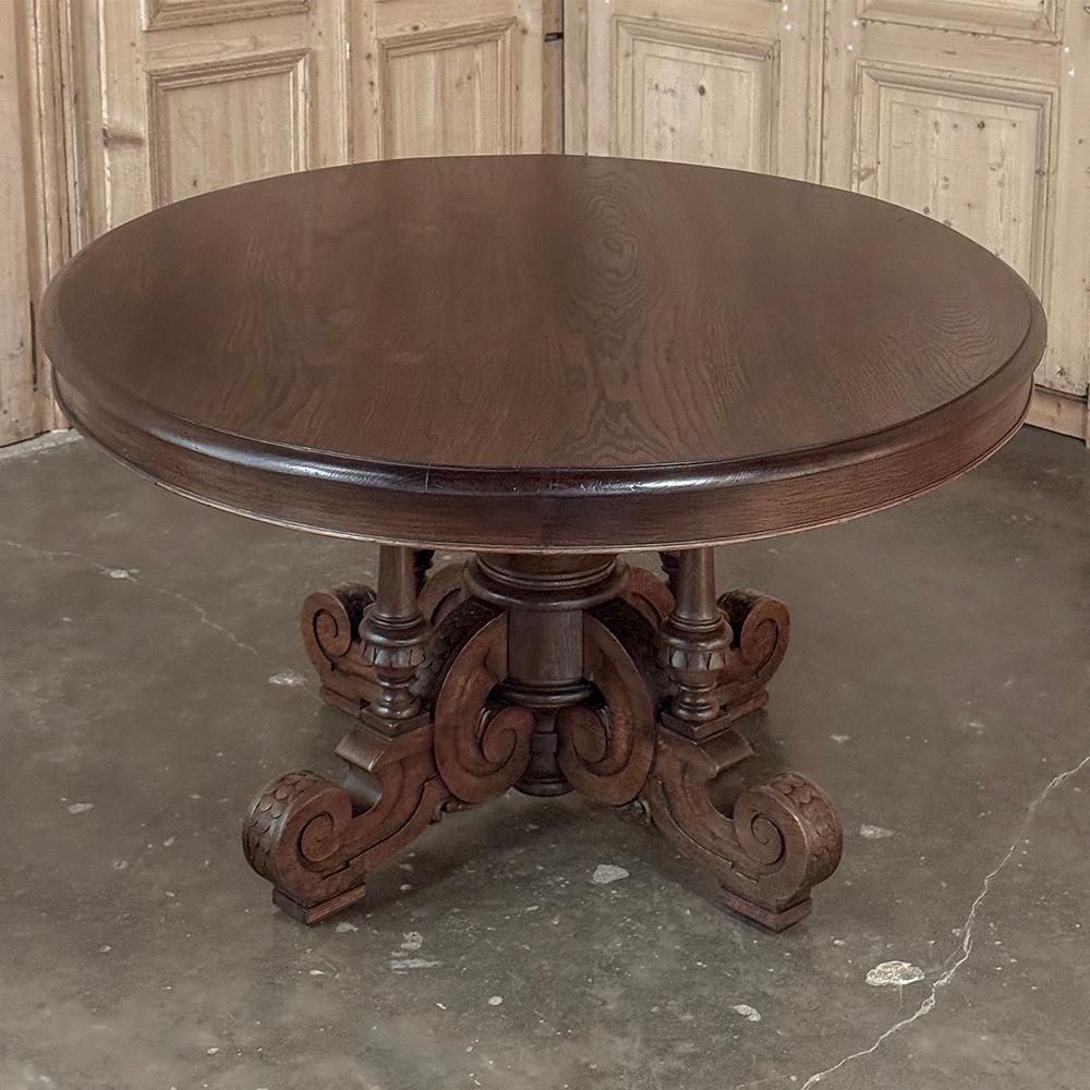 Grande tavolo da centro ovale francese del XIX secolo del periodo Napoleone III in vendita 5