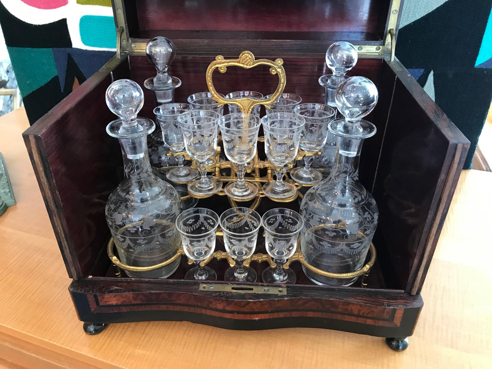 19th Century French Napoleon III Period Liquor Cellar, 1850s 1