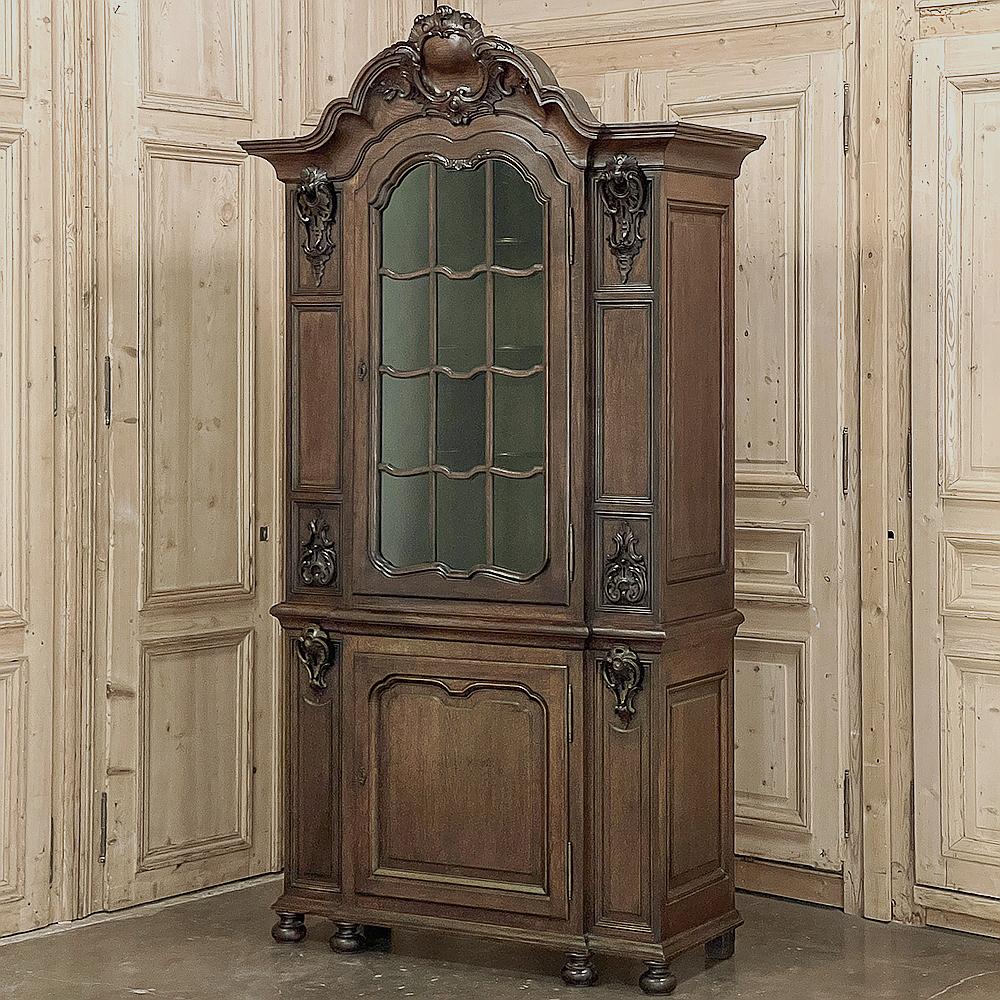 Hand-Crafted 19th Century French Napoleon III Period Louis XIV Bookcase For Sale