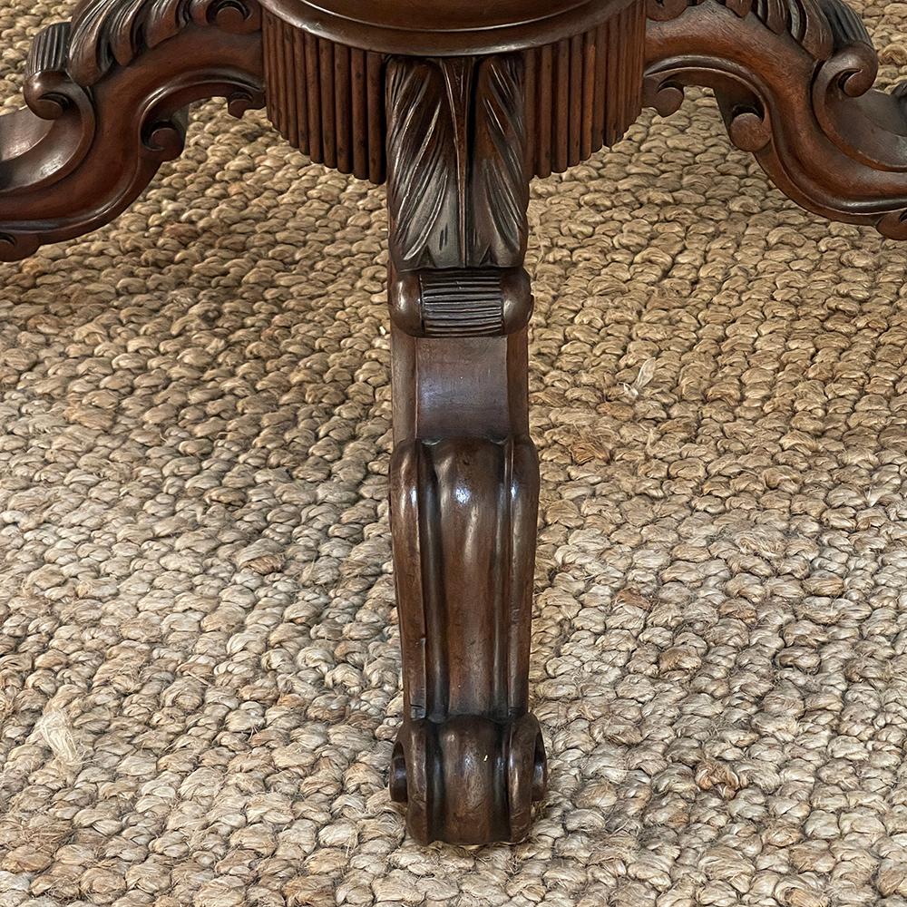 19th Century French Napoleon III Period Marble Top Center Table For Sale 12