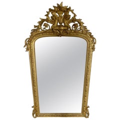 19th Century French Napoleon III Period Mirror