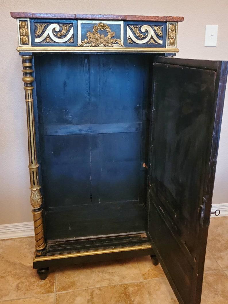19th Century French Napoleon III Period Mirrored Cabinet For Sale 5