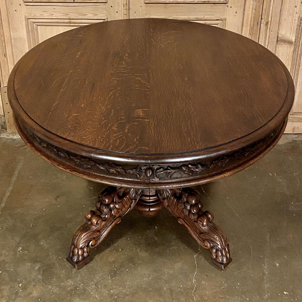 19th Century French Napoleon III Period Oval Center Table 7