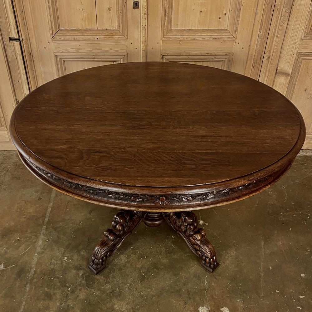 19th Century French Napoleon III Period Oval Center Table 2