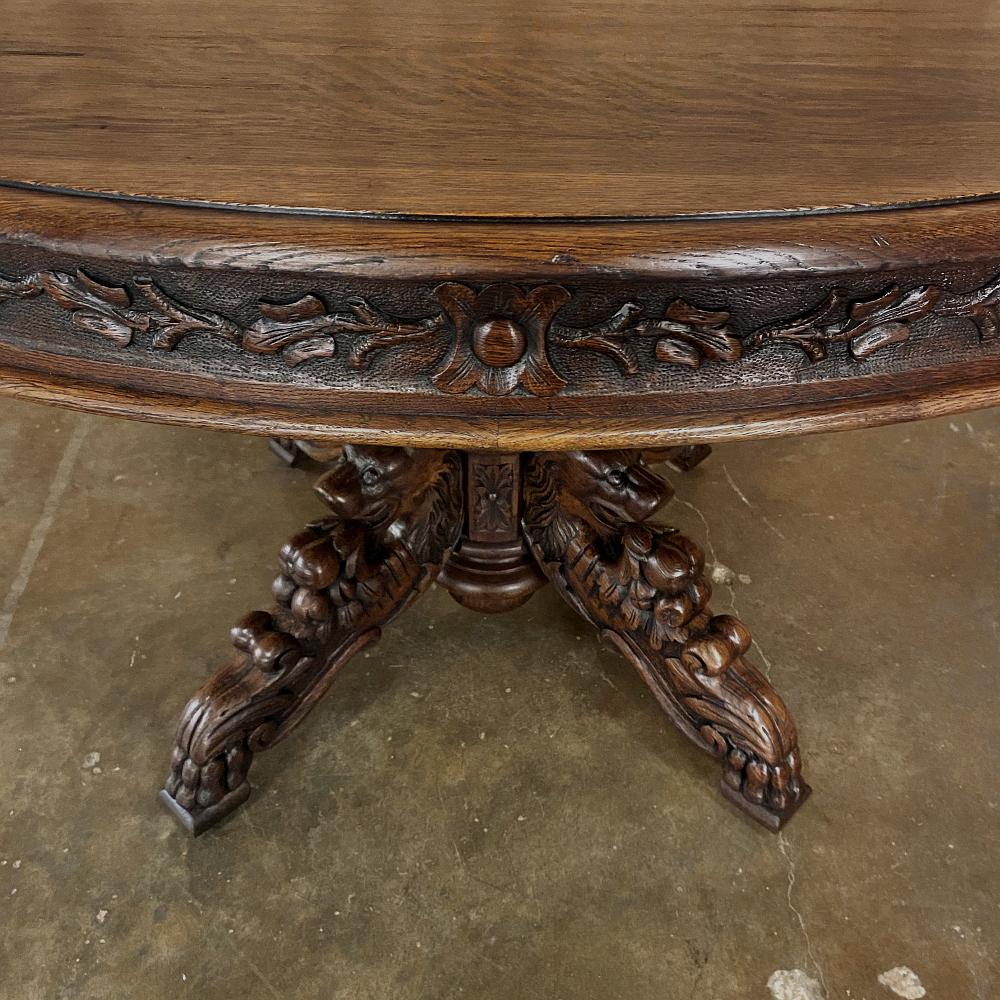 19th Century French Napoleon III Period Oval Center Table 3