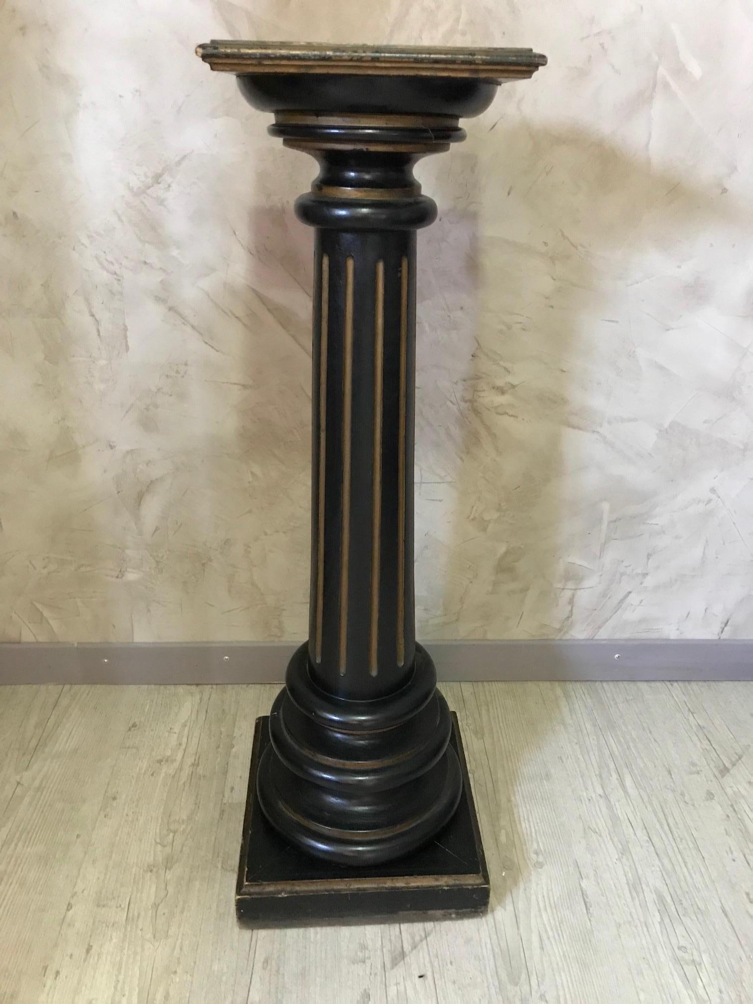 19th Century French Napoleon III Period Wooden Column For Sale 1