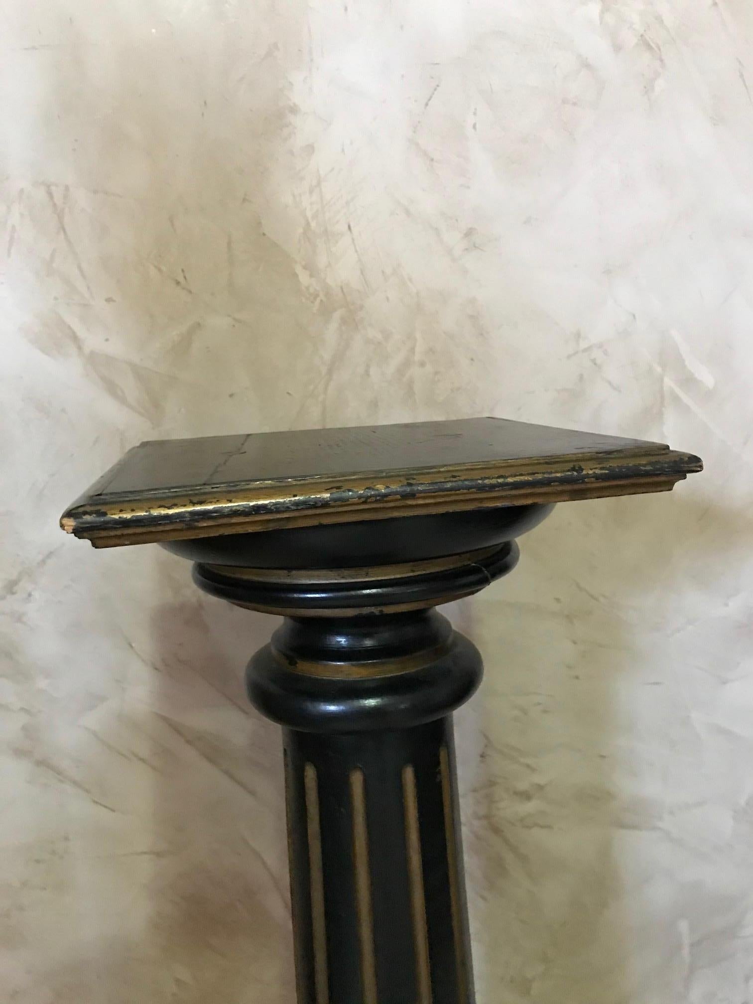 19th Century French Napoleon III Period Wooden Column For Sale 2